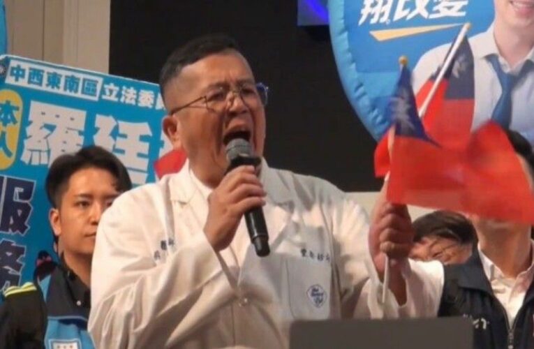 蔡明忠號召上千醫護人員挺侯 打造健康台灣